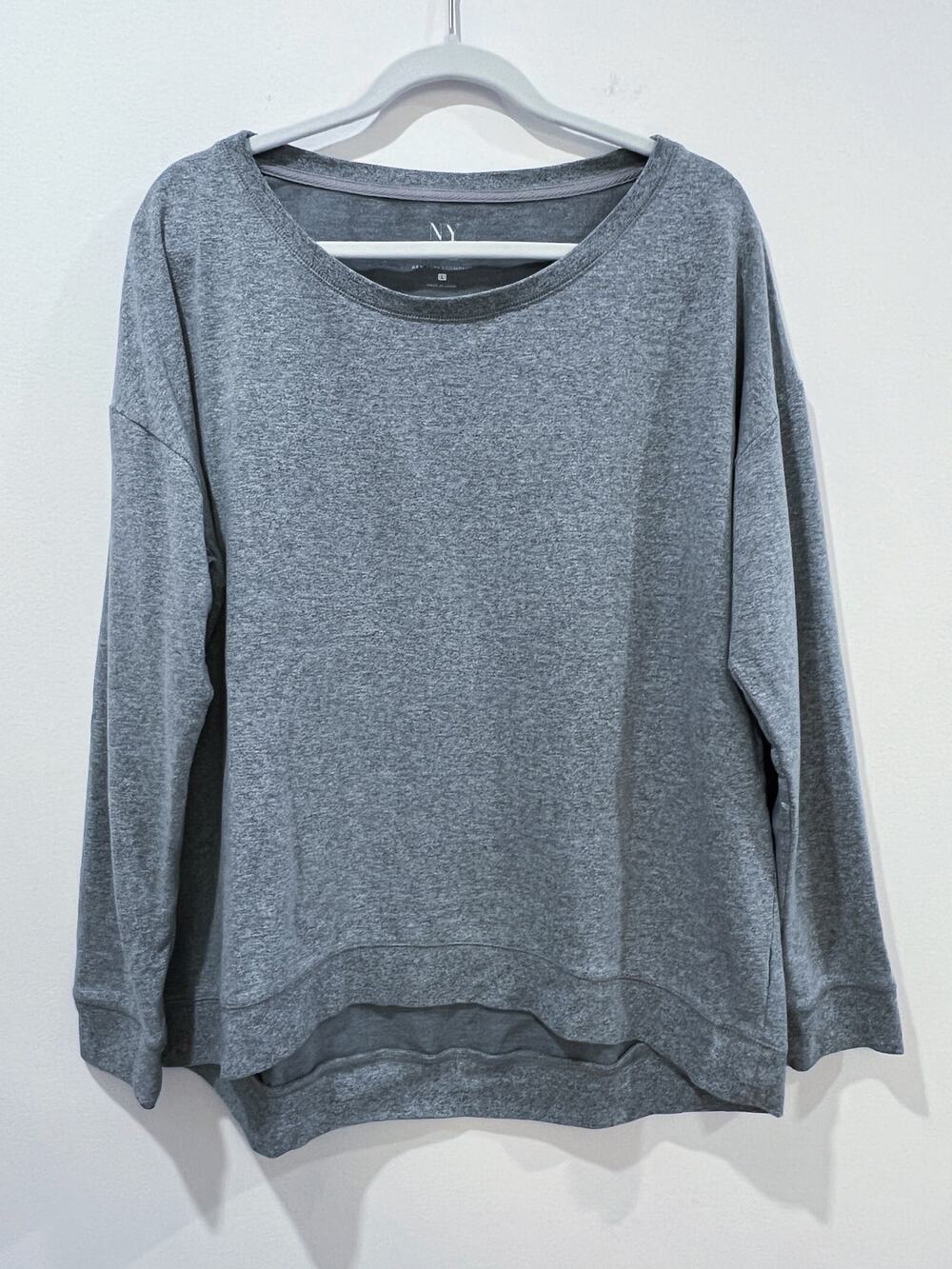 New York & Company Drop Shoulder Hi-Lo Top